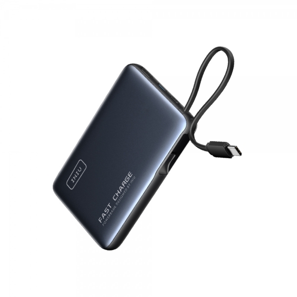 P61-P1 便攜自帶線20W快充行動電源 ｜10000 mAh